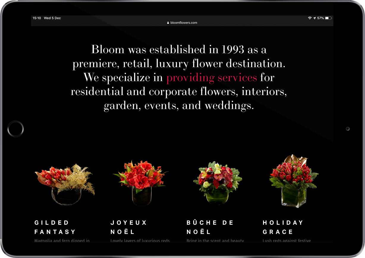 Bloom Flowers Manhattan | Via Studios